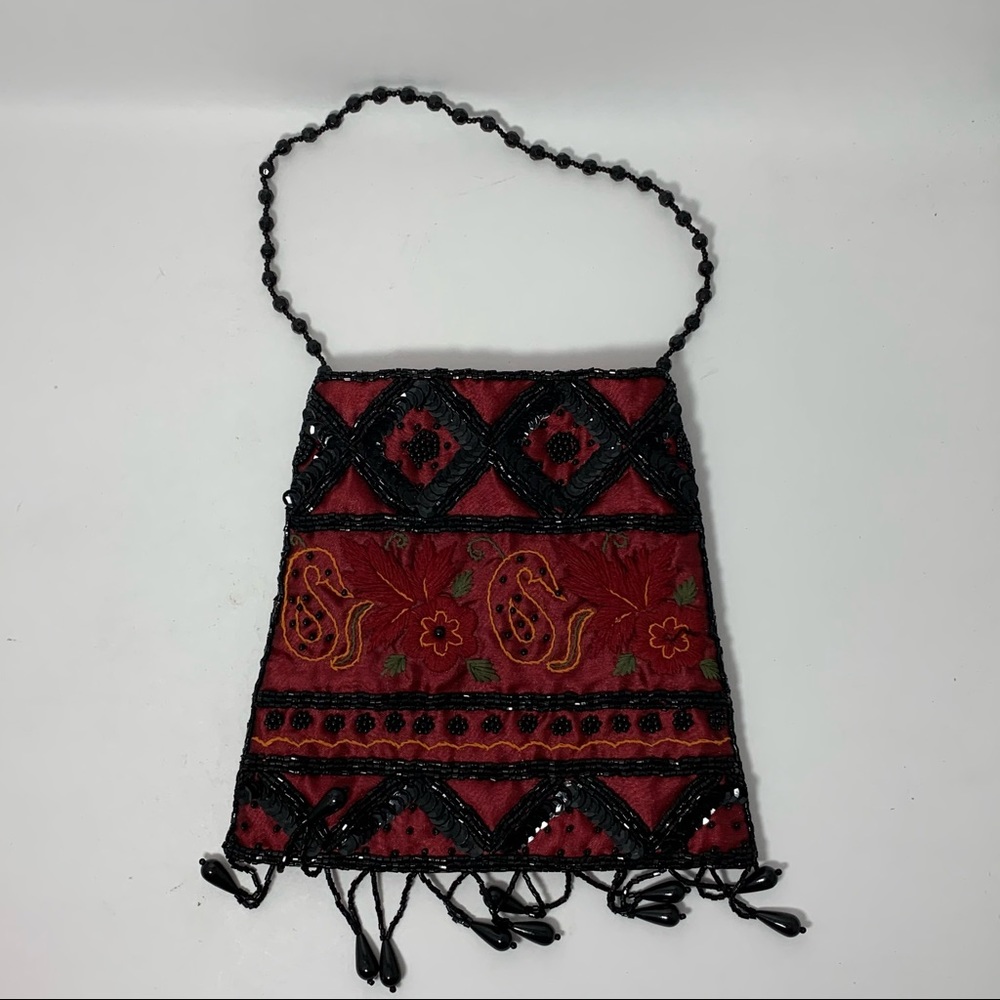 Valerie Stevens Embroidered Sequins and Bead Purse